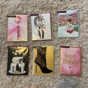 set of 6 taylor swift papyrus cards